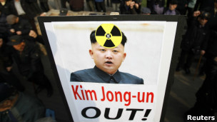 韩国反朝鲜核试验示威