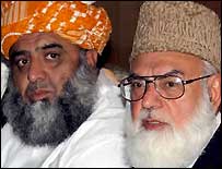 قاضی حسین اور فضل الرحمان