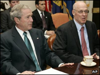 پالسون وزیر خزانه داری و بوش