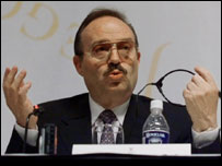 Mario Vázquez Raña. Foto: AP/Eduardo DiBaia