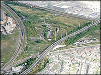 The 'railway triangle' © Gloucester URC