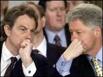 Tony Blair và Bill Clinton