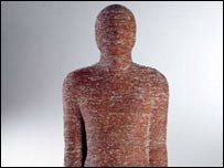 Antony Gormley's brick man © Courtesy of the artist and Jay Jopling/White Cube.