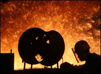 Siderúrgica em Chongqing, China