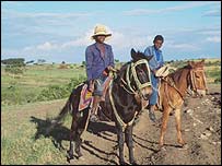 Etiopští zemědělci