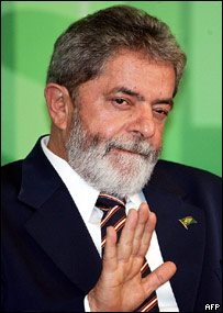 O presidente Luiz Inácio Lula da Silva, candidato à reeleição pelo PT