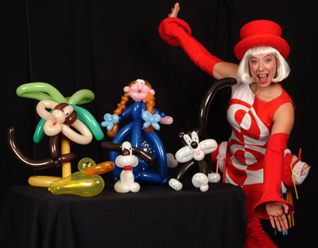 Balloonatics, who will be at the Wales Millennium Centre this weekend