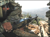 वज़ीरिस्तान में सुरक्षाकर्मी