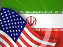 پرچم ایران و آمریکا