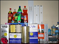 نمونه هايی از توليدات کارخانه های افغانستان