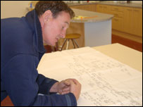 Robert Oliver looks at his family tree