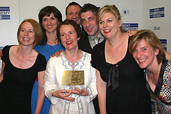 The Saturday Live team at the Sony Awards