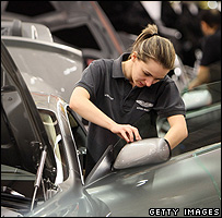 A British car worker