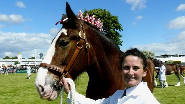 Lorraine Johnston with ILPH Baron