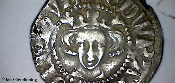 A coin from the reign of Edward I unearthed in Coquetdale