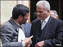 دانش جعفری و احمدی نژاد