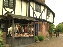 The film's butcher's shop