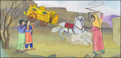 خاله گاديران با اطفال