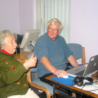 Peggy Lloyd Williams a Maldwyn Williams.