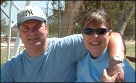 Kevin and Sarah Watts in Australia