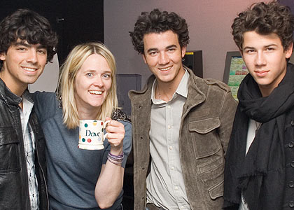 Jonas Brothers with Edith