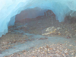 Under the glacier