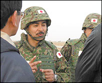 Japonský voják v Iráku