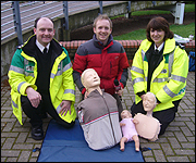 St John Ambulance team with 'ann'