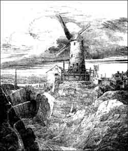 The Mill above St James' Cemetery