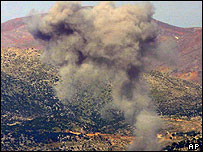 İsrail ile Güney Lübnan arasında bir roket saldırısı (Arşiv) 