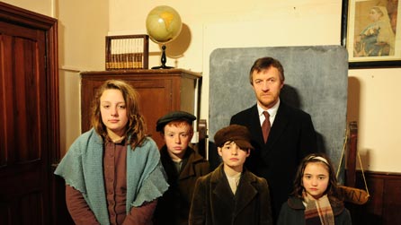 School teacher and children from Snowdonia 1890