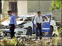 Local de explosão em Bagdá