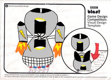 The Krulius' spaceship