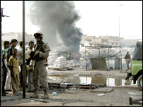 Bağdat Sadr mahallesinde ABD güçleri