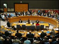 सुरक्षा परिषद की बैठक