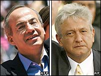 اوبرادور( راست) و کالدرون