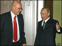 پوتین نخست وزیر روسیه و پولسون