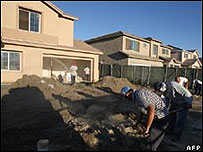 Construção de casas nos Estados Unidos (arquivo)