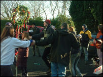 Hunting the wren by Bill Corlett.