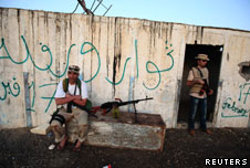 Anti-Gaddafi fighters