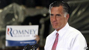 O candidato republicano à Presidência dos EUA, Mitt Romney