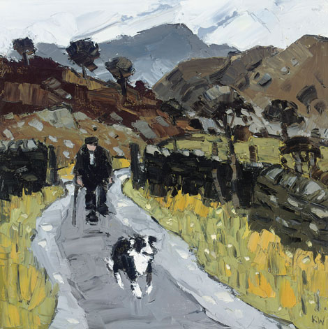 Farmer, Blaen Nantmor by Kyffin Williams, which sold at auction for £52,850