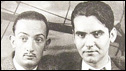 Salvador Dalí (izq.) y Federico García Lorca