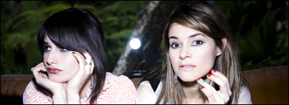 Camila Grey and Leisha Hailey, otherwise known as the band Uh Huh Her.