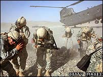 سربازان استرالیایی و آمریکایی در ولایت زابل افغانستان