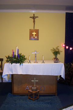 The chapel altar