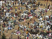 Trại tạm cư của người vô gia cư vì bạo lực ở Kenya