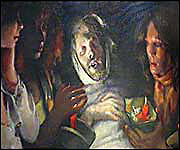 A painting by Lenkiewicz 