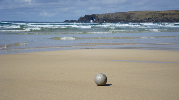 Buoy on the beach, Isle of Lewis