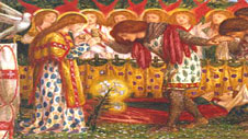 Llun gan Rossetti o Camelot
